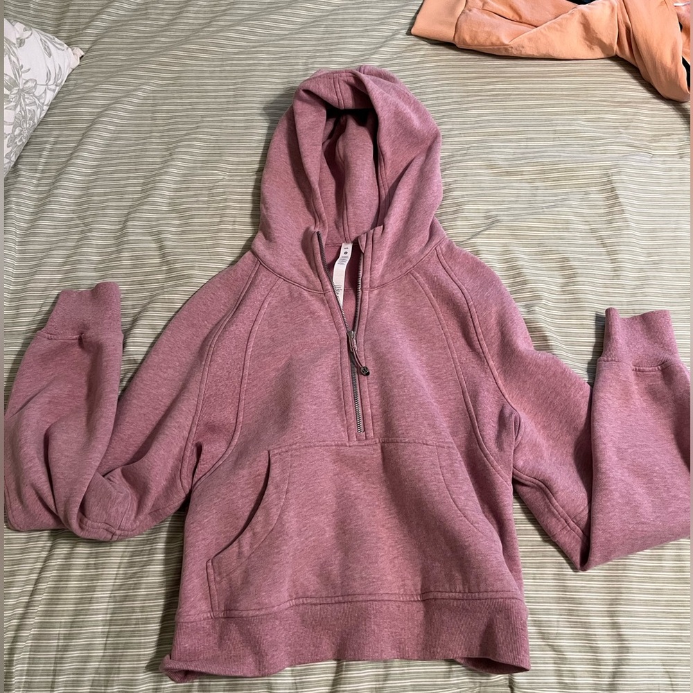 Lulu lemon women’s hooded funnel neck crop sweatshirt